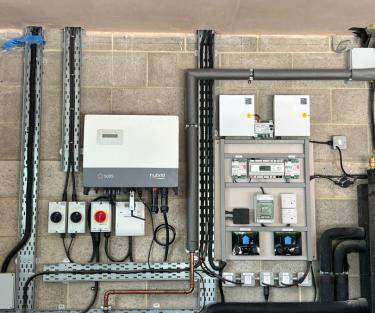 Plant Room - Solar PV infrastructure Hybrid Inverter